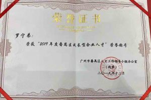 米兰电竞-点燃电子竞技激情,成就电竞梦想
集团罗宁弟董事长荣获“2019年度番禺区成长型企业人才”